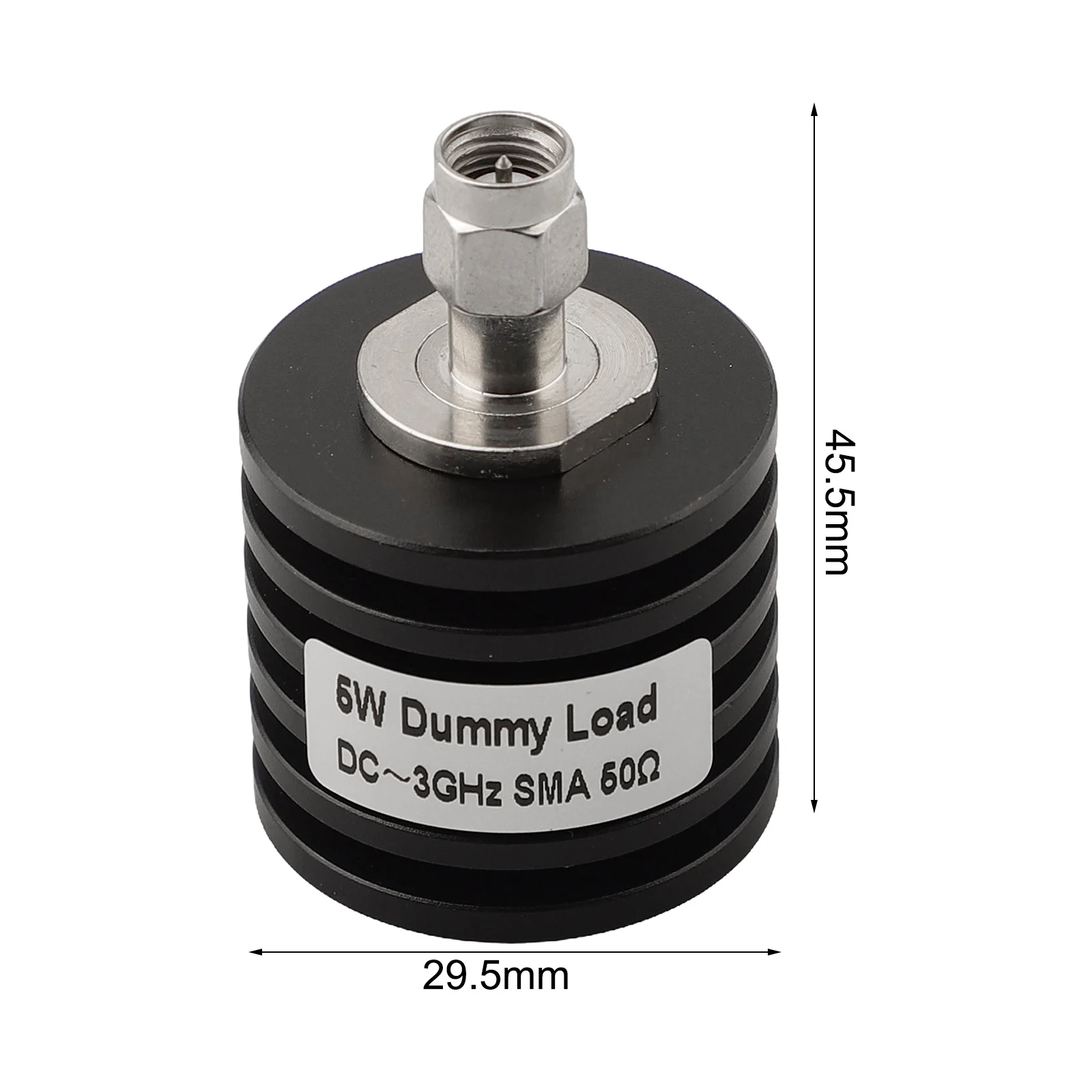 Koncentryczny atrapa rezystora obciążenia RF SMA Wtyczka męska Złącze 5-100W 50Ω DC-3GHz Okrągłe 5W 10W 25W 50W 100W Sprzęt elektryczny