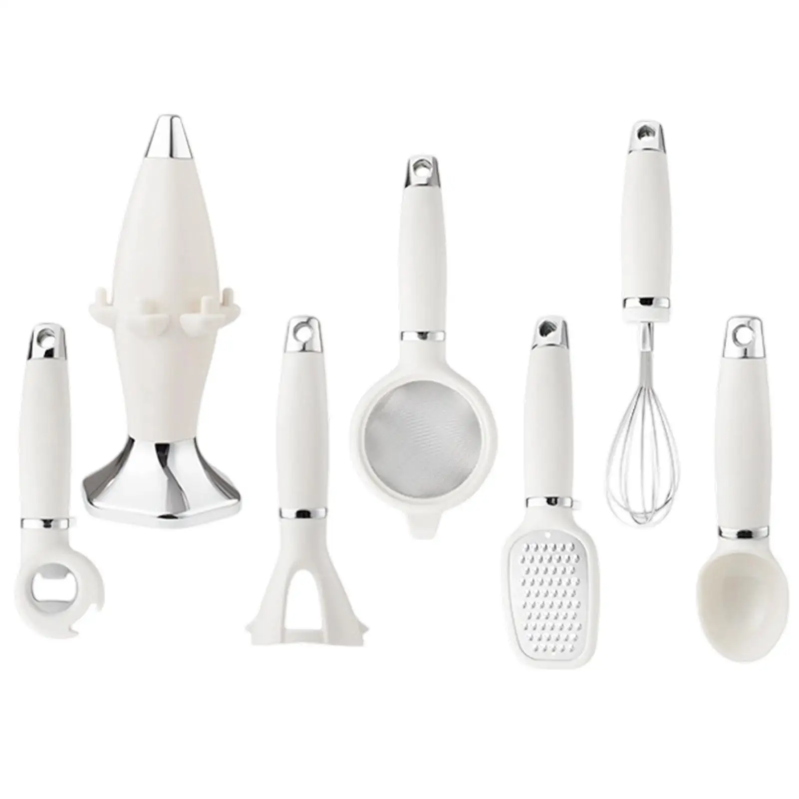 

Набор кухонной утвари, кухонный гаджет, набор посуды с держателем, измельчитель, овощечистка, взбивалка для яиц, сетка, слив для праздничной еды