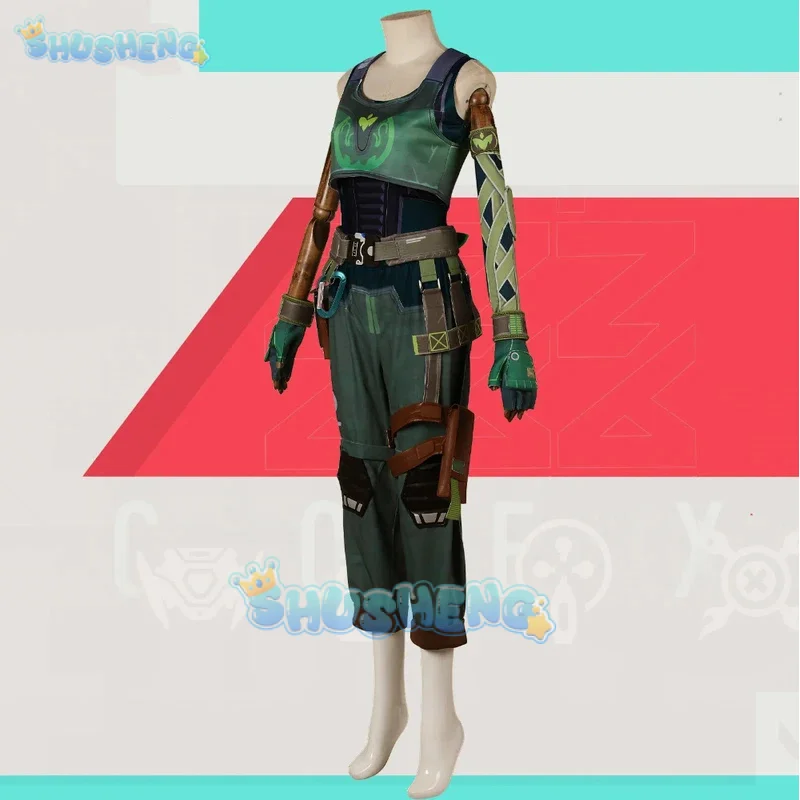 Shusheng Valorant Skye Cosplay Cos Game Animal Party Uniform Hallow Play Role Cloths Cloths New Full Set