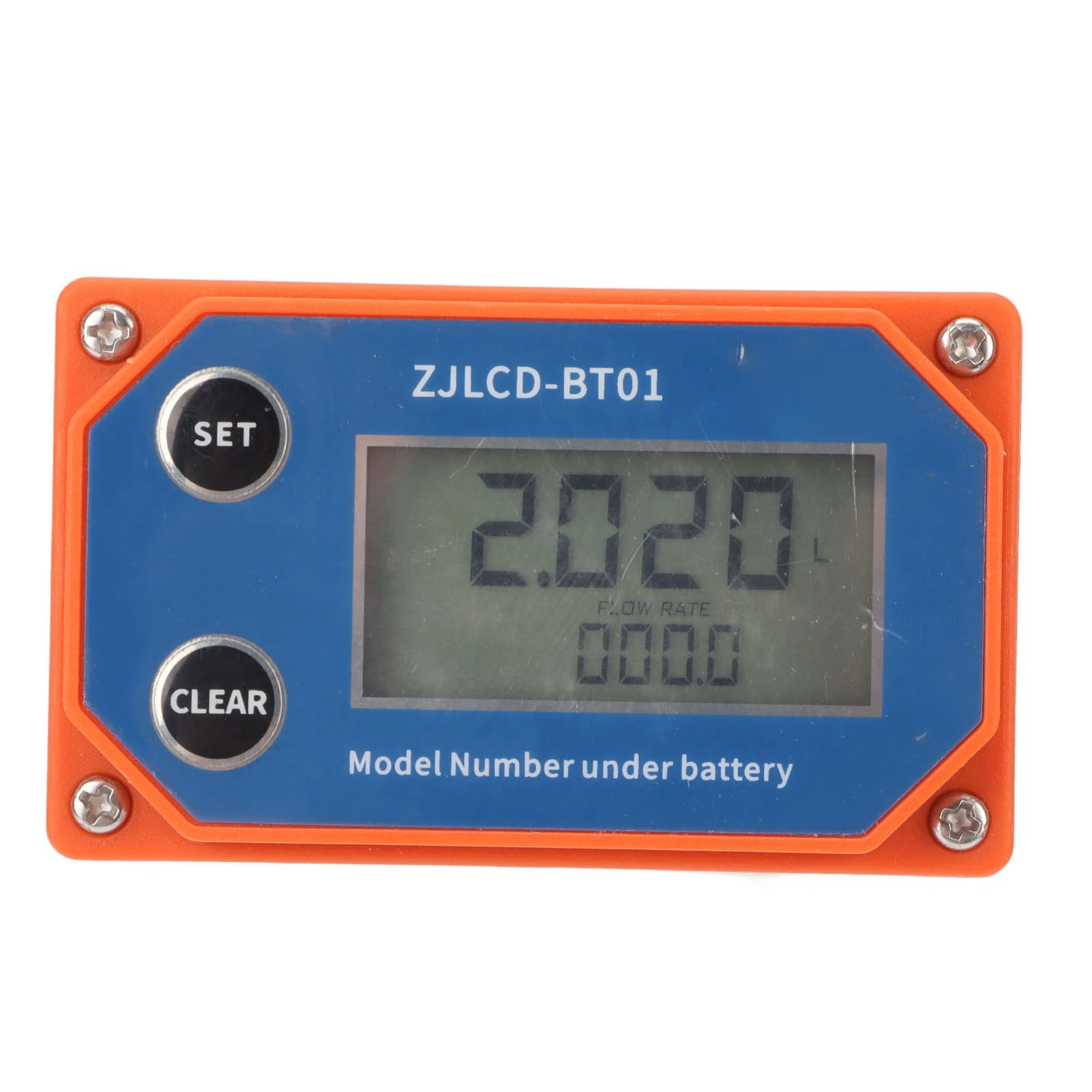 Water Flowmeter Digital Display Flow Sensor Stainless Steel Acid Alkali Proof Flow Meter for Farmland Irrigation