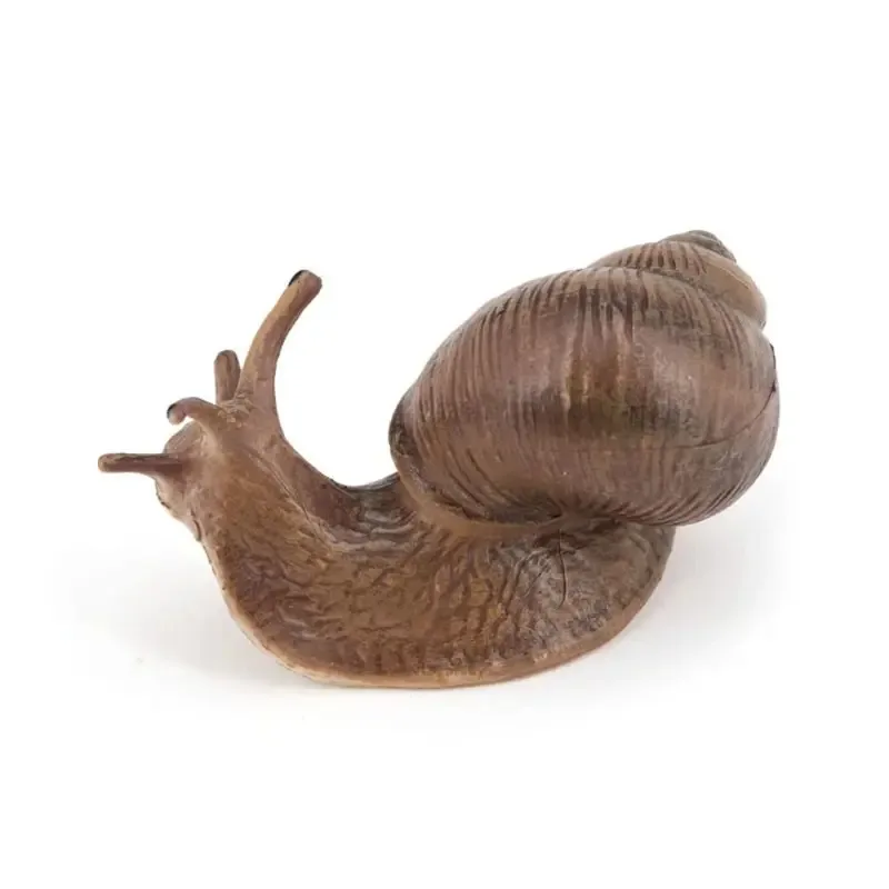Delicate Solid Puzzle Science Micro Landscape Children's Cognitive Simulation Insect Snail Statue Garden Decoration Snail Model