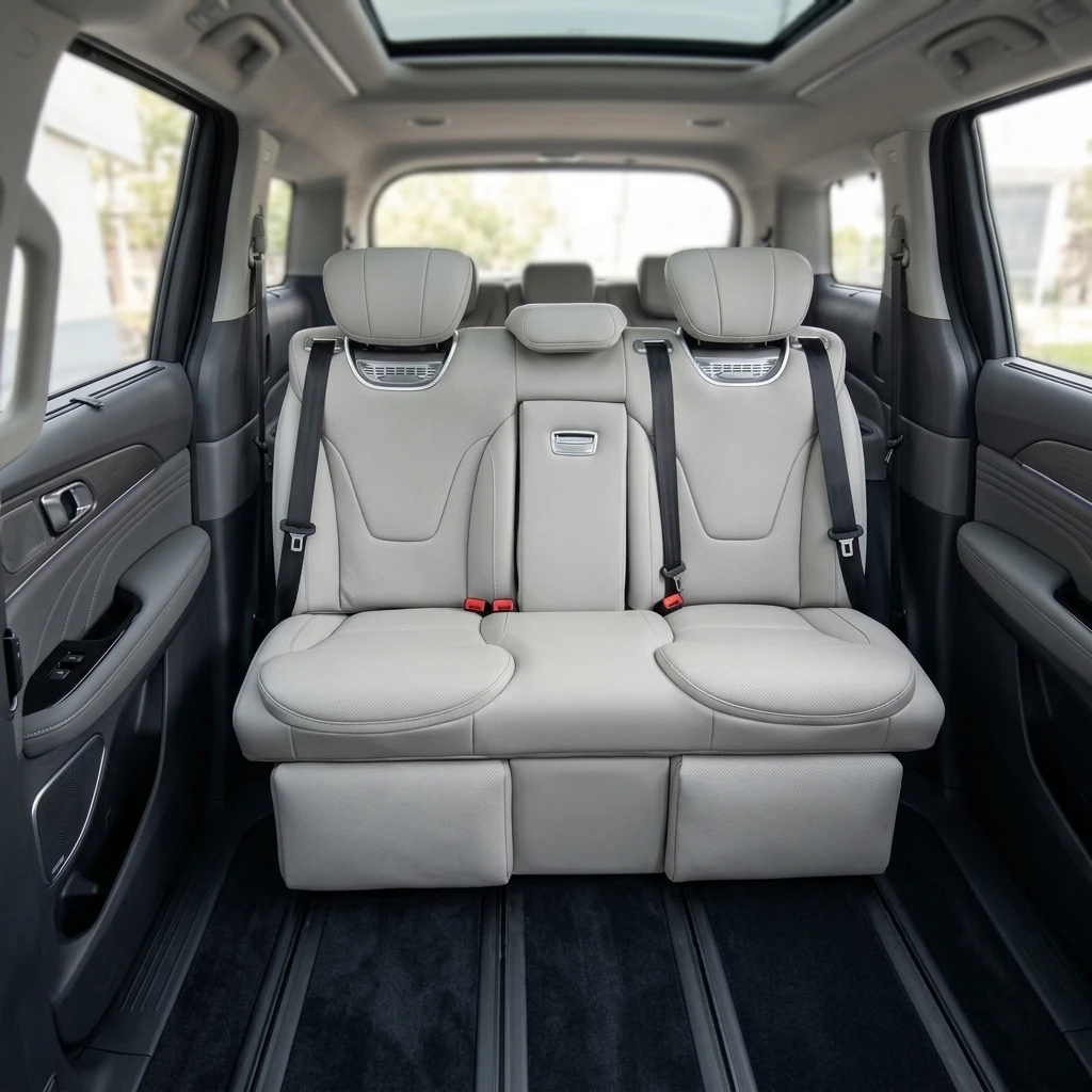 Rear Electric Leather Aero Car Seat Sofa Bed with Legrest for Sienna T6 for Carnival Alphard