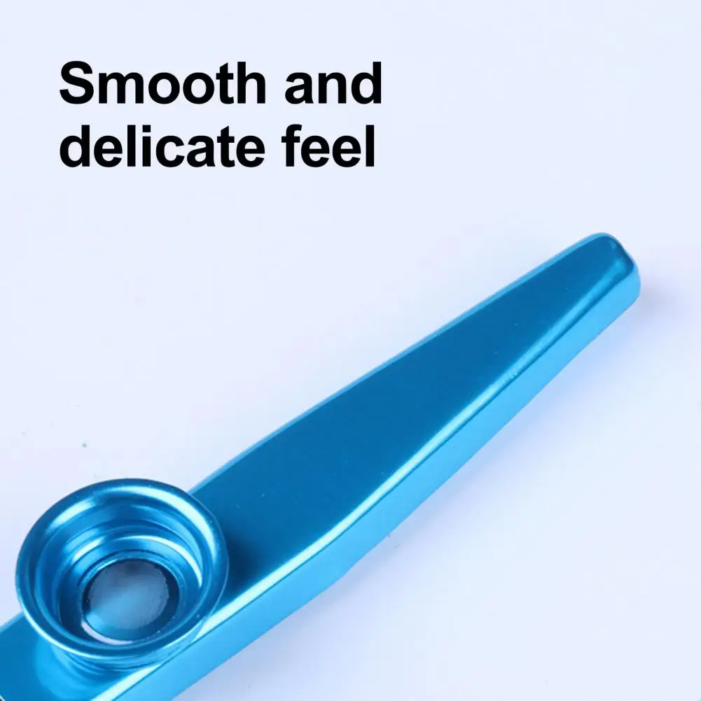 Convenient  Useful Stainless Safe Accompaniment Kazoo Smooth Surface Kazoos Entertainment   for Traveling