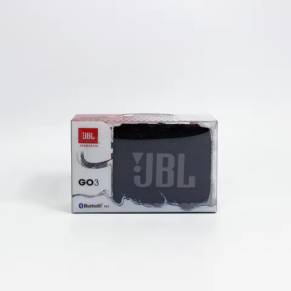 Altavoz Bluetooth inalámbrico JBL GO 3 original, altavoz portátil a prueba de agua, altavoces para exteriores, altavoz deportivo con bajos potentes para fiestas, JBL GO3