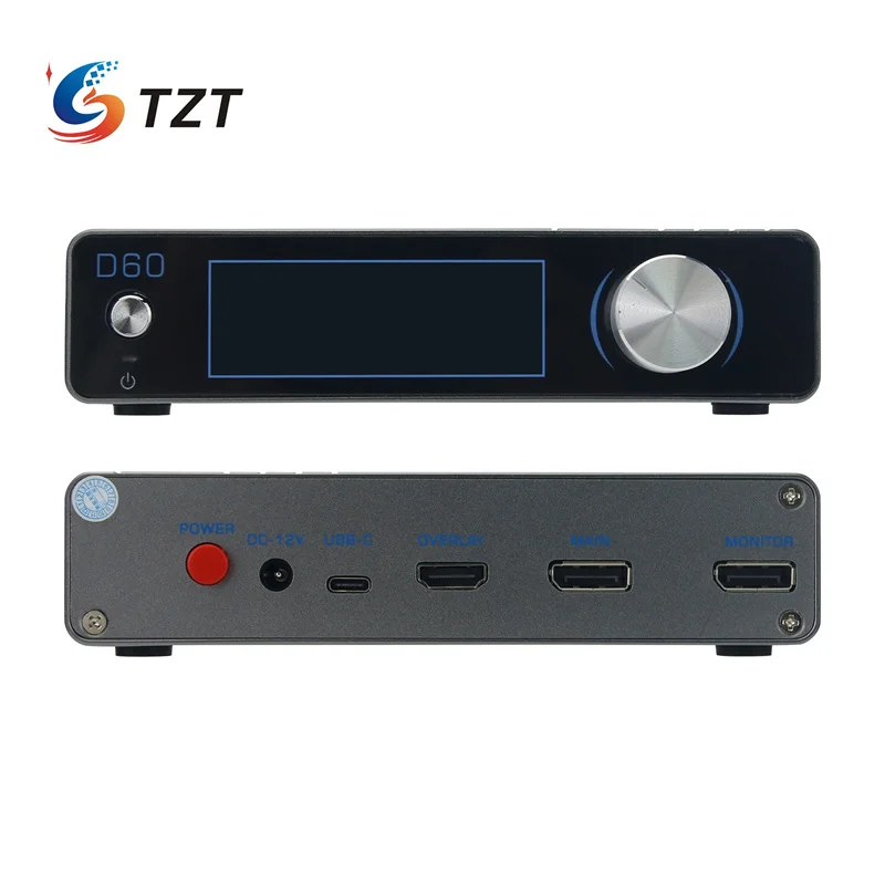 TZT CapDMA 4K fusor adaptable caja de superposición de vídeo Compatible con HDMI procesador de vídeo DMA compatible con 1K480 2K240