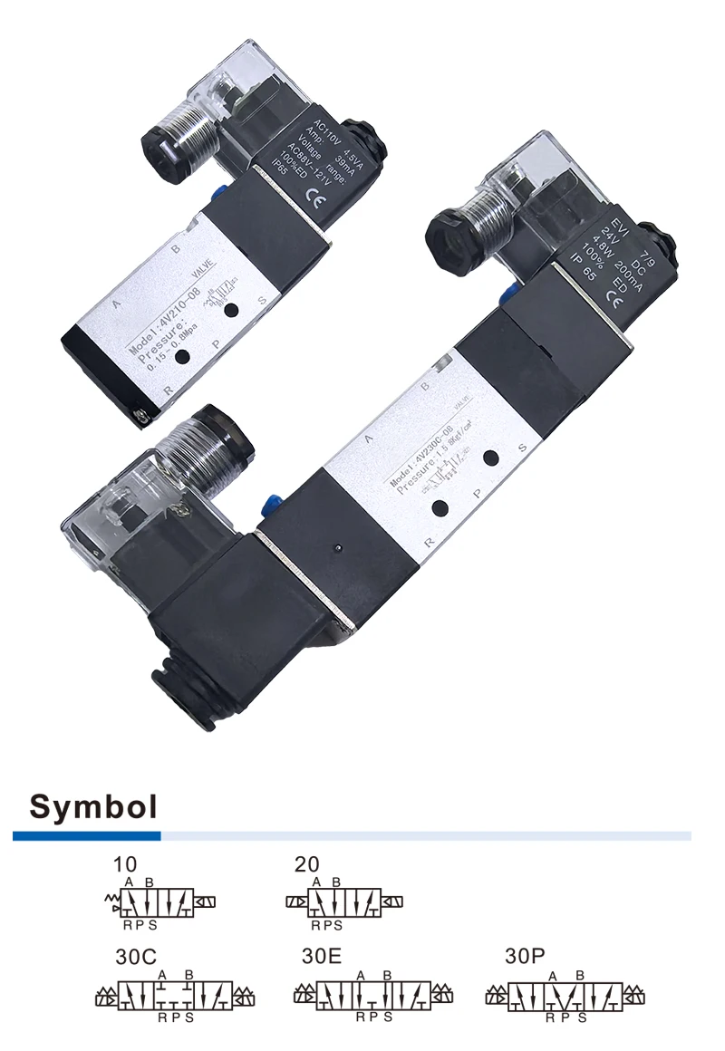 Elettrovalvola 4V210-08 Pneumatica — dettaglio 1