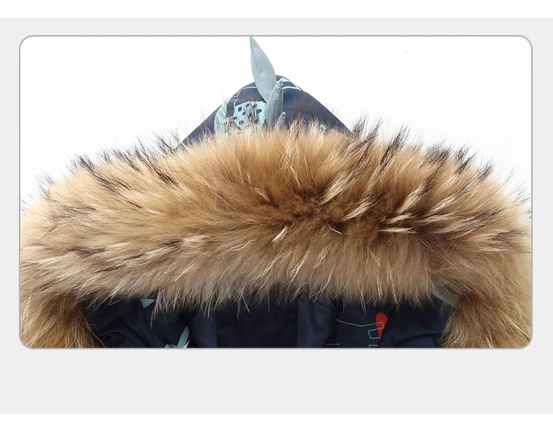 Children Winter Warm Down Jacket Parka Boy Baby Overalls Toddler Girl Clothes Kids Dinosaur Clothing Set Hooded Coat Snowsuit