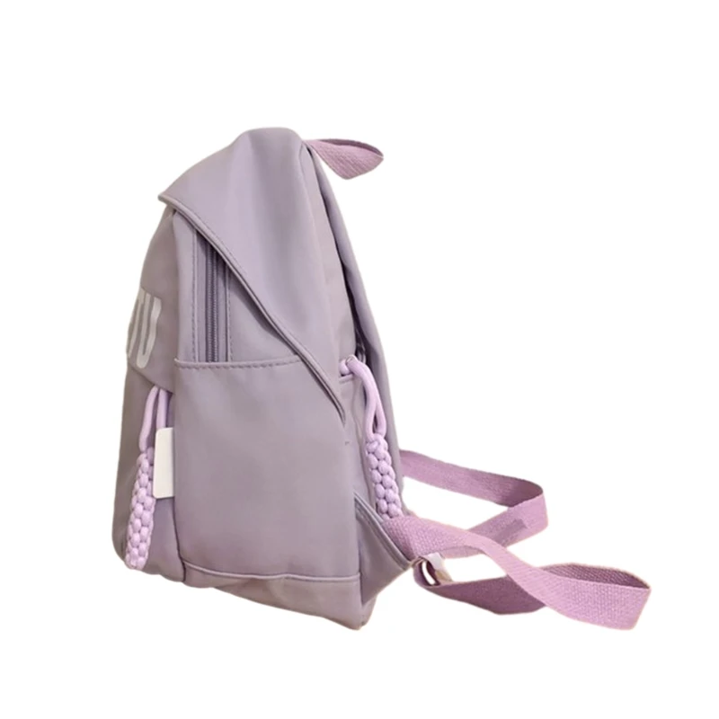 Mochila elegante con colgante, mochila escolar ligera y resistente, adecuada para estudiantes y amantes los viajes