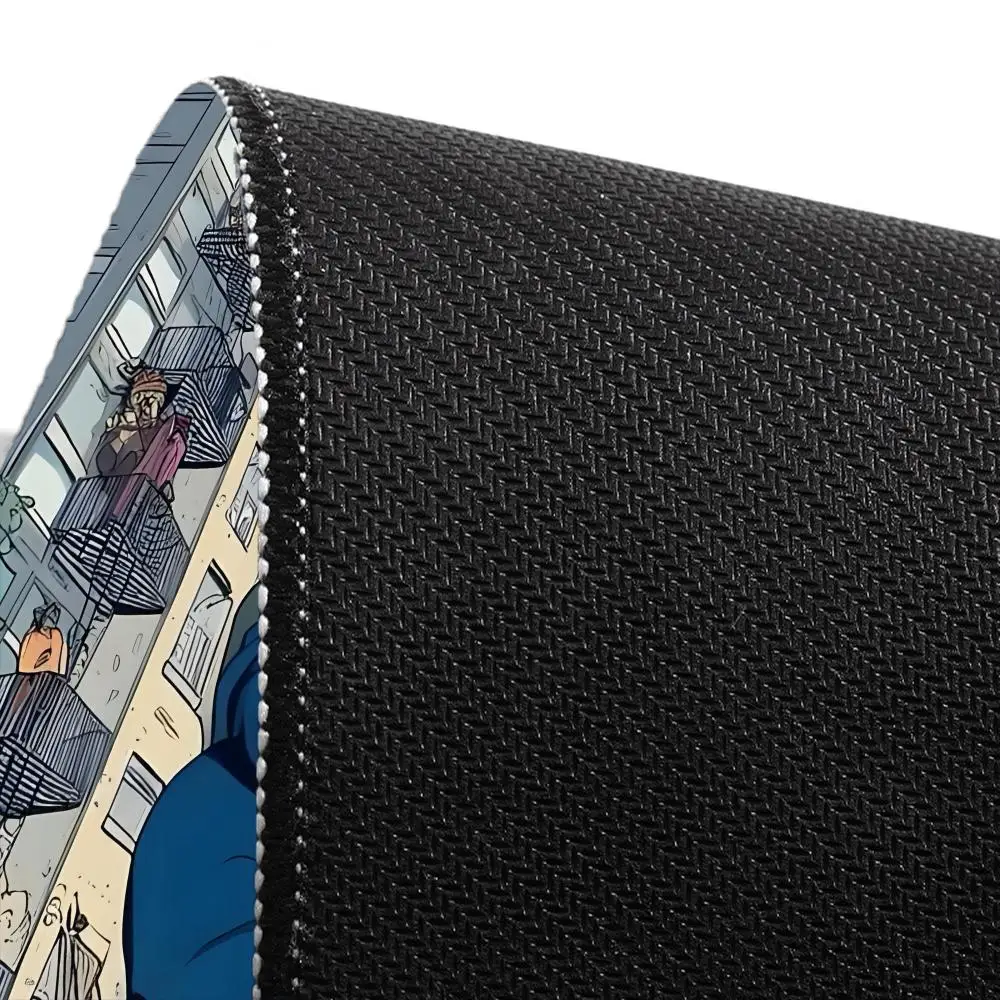 MF DOOM Rapper Mousepad Gaming Office Desk Pads Large For Computer Non-slip Lockedge Mouse Pad