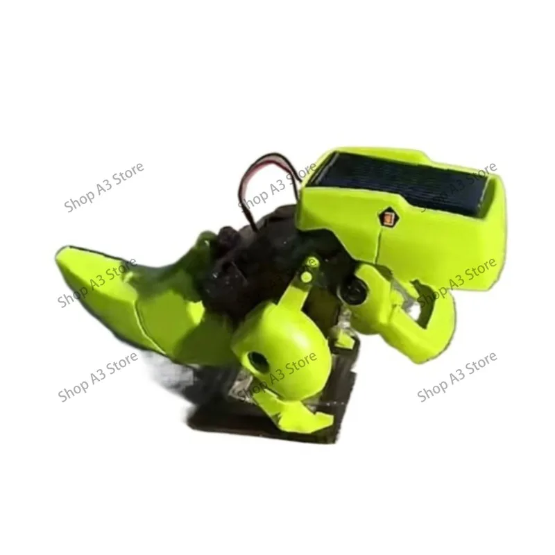 Juguete solar: Coche perforador de dinosaurios, escarabajo, robot DIY de montaje tres en uno con generación de energía, regalo de cumpleaños para hombres