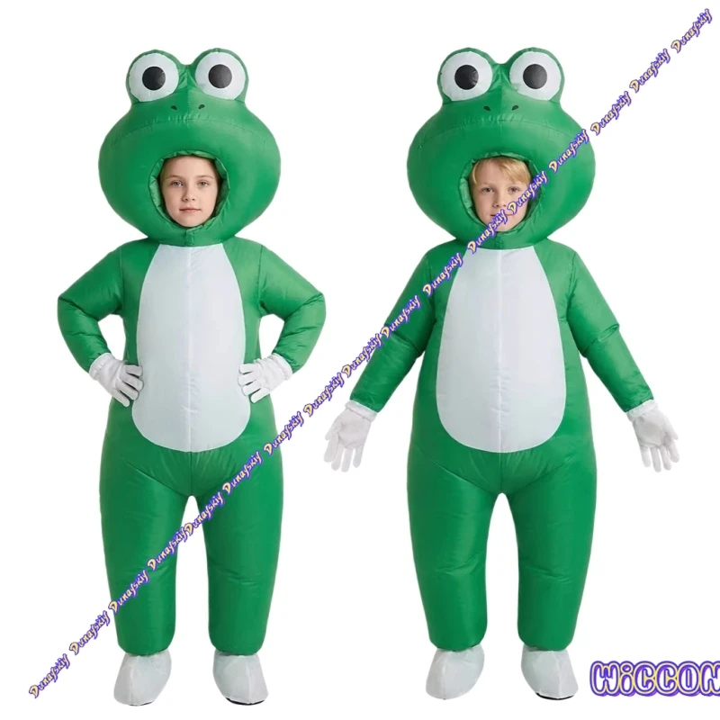 

Green Frog Mascot Cosplay Costume Clothing Cartoon Anime Role Playing Film Props Christmas Carniva