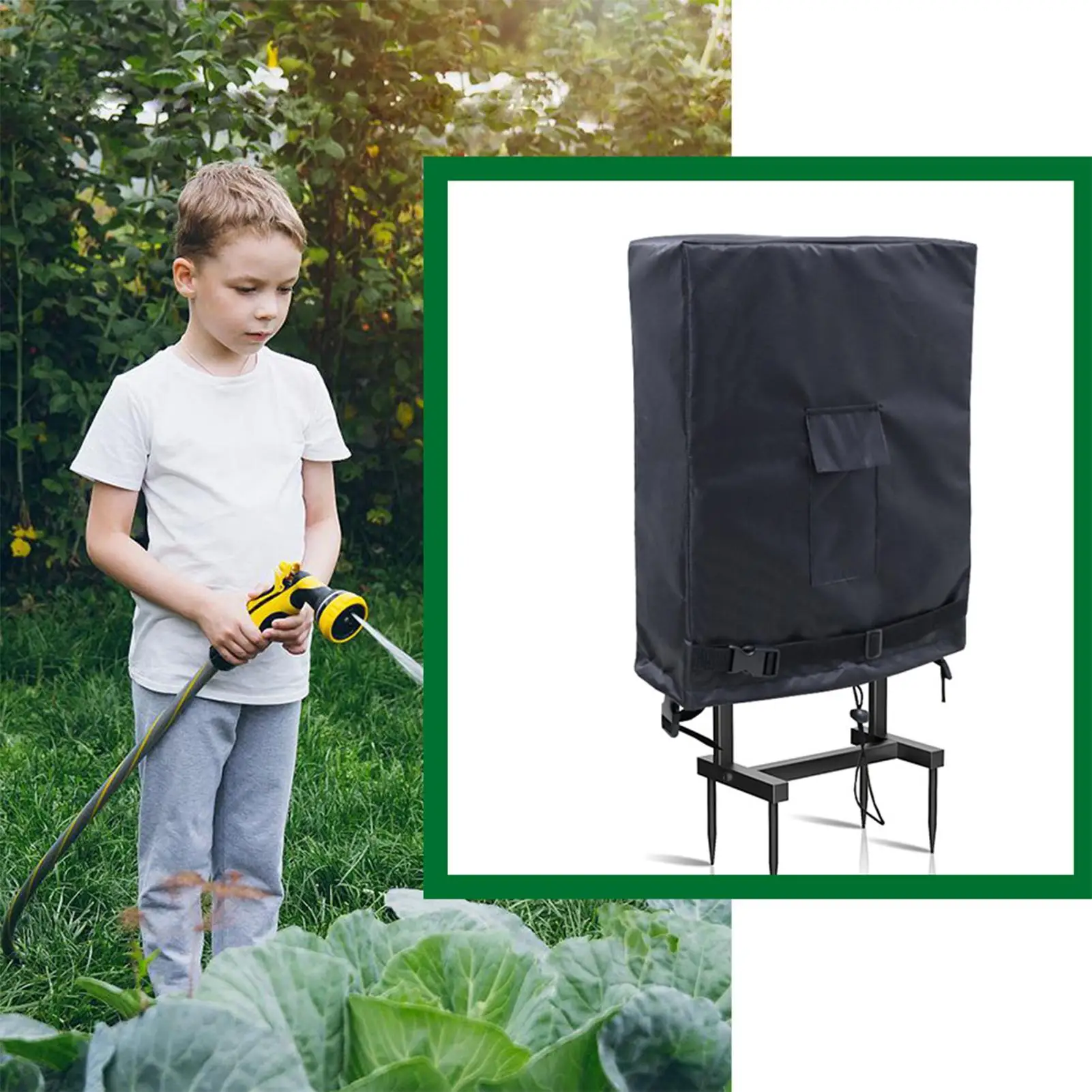 

Защитная крышка катушки для садового шланга, сумка из ткани Оксфорд, защитный чехол для катушки садового шланга для заднего двора, фермерского дома, лужайки, патио, балкона