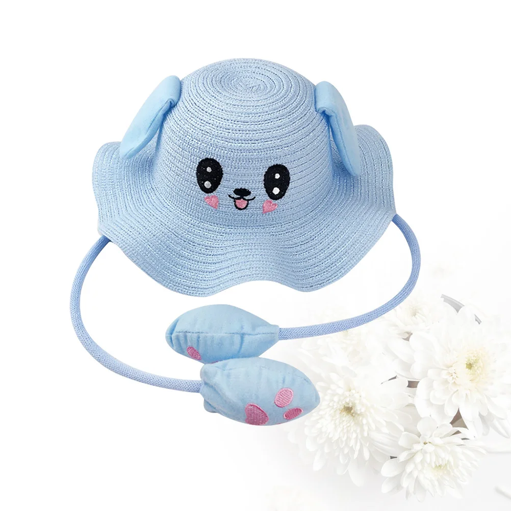

Sunscreen Hat Kids Summer Hats Breathable Fishing Hat Wide Brim Outdoor Protection Rabbit Headgear Kids Accessories