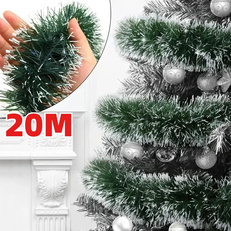 

Green Belt Wreath Hanging Pendant, DIY Christmas Tree Decoration, Home Party Decoration, 20m