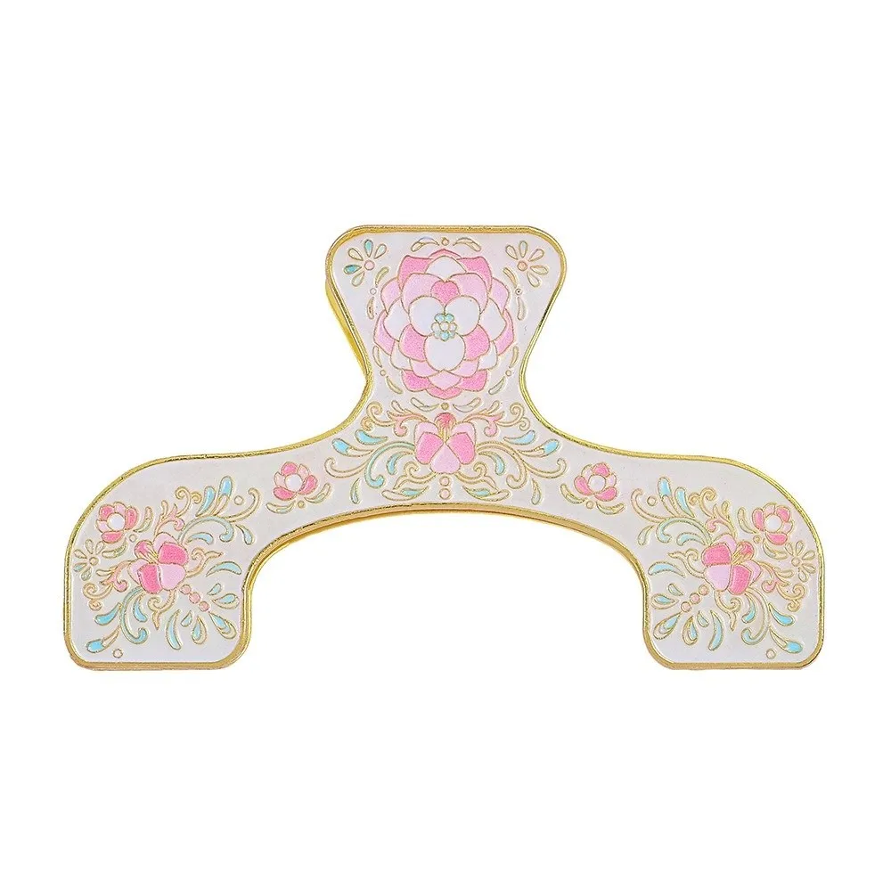 Reading Tool Enamel Book Clip Zinc Alloy Flower Page Marker Clip Pagination Mark Book Markers Reading Aid Fixed Book Holder
