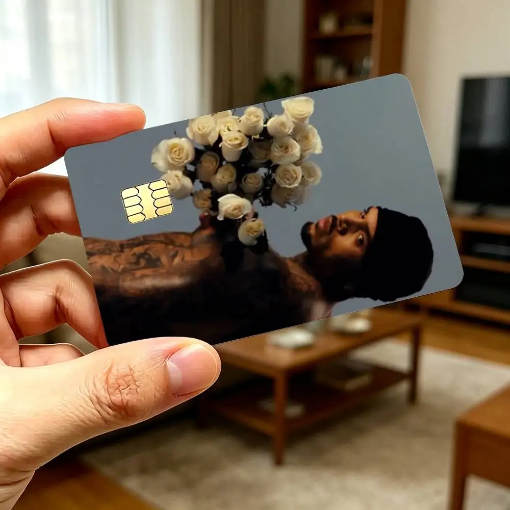 Residuals It D-Depends Chris Brown High‑Def Game Chip Decals Credit Card Tiny Waterproof Vinyl Decor Practical Present