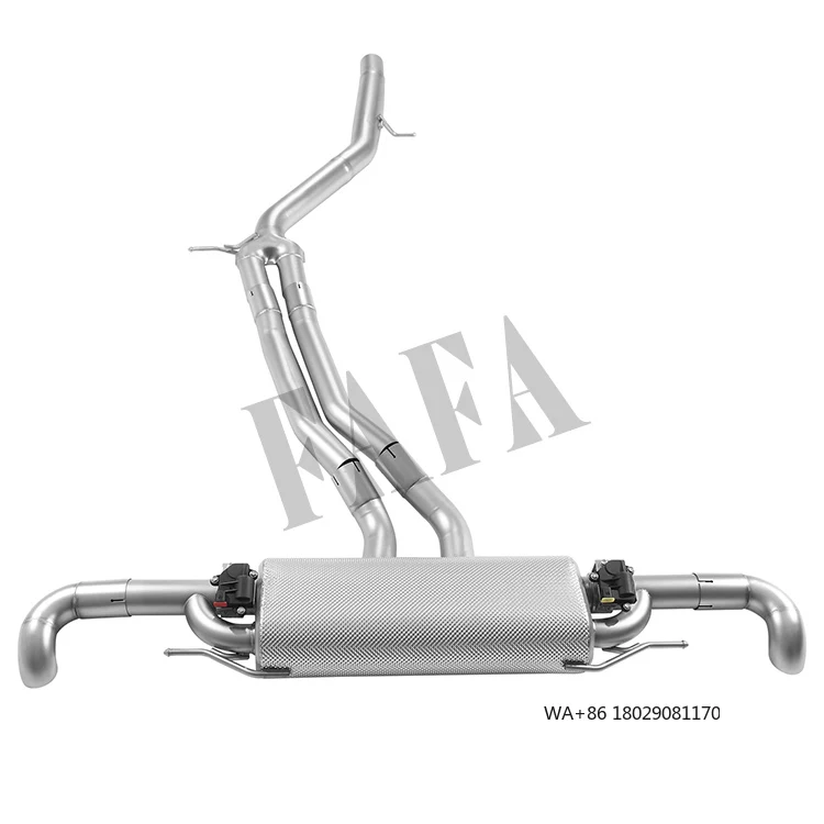 

High Performance Cat Back Exhaust System for Q8 3.0T Stainless Steel Downpipe Tail Section New Condition