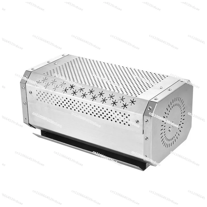 

Outdoor Burning Stove Camping Outdoor Portable BBQ Brazier Stainless Steel Enclosure Stove Tea Heating Desktop Firewood Stove