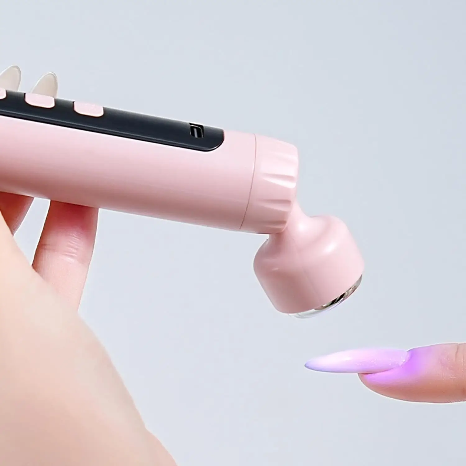 LINMANDA-Perceuse à ongles électrique sans fil, lampe à ongles UV, fileur 2 en 1, petite lumière UV pour gel N64.Kit