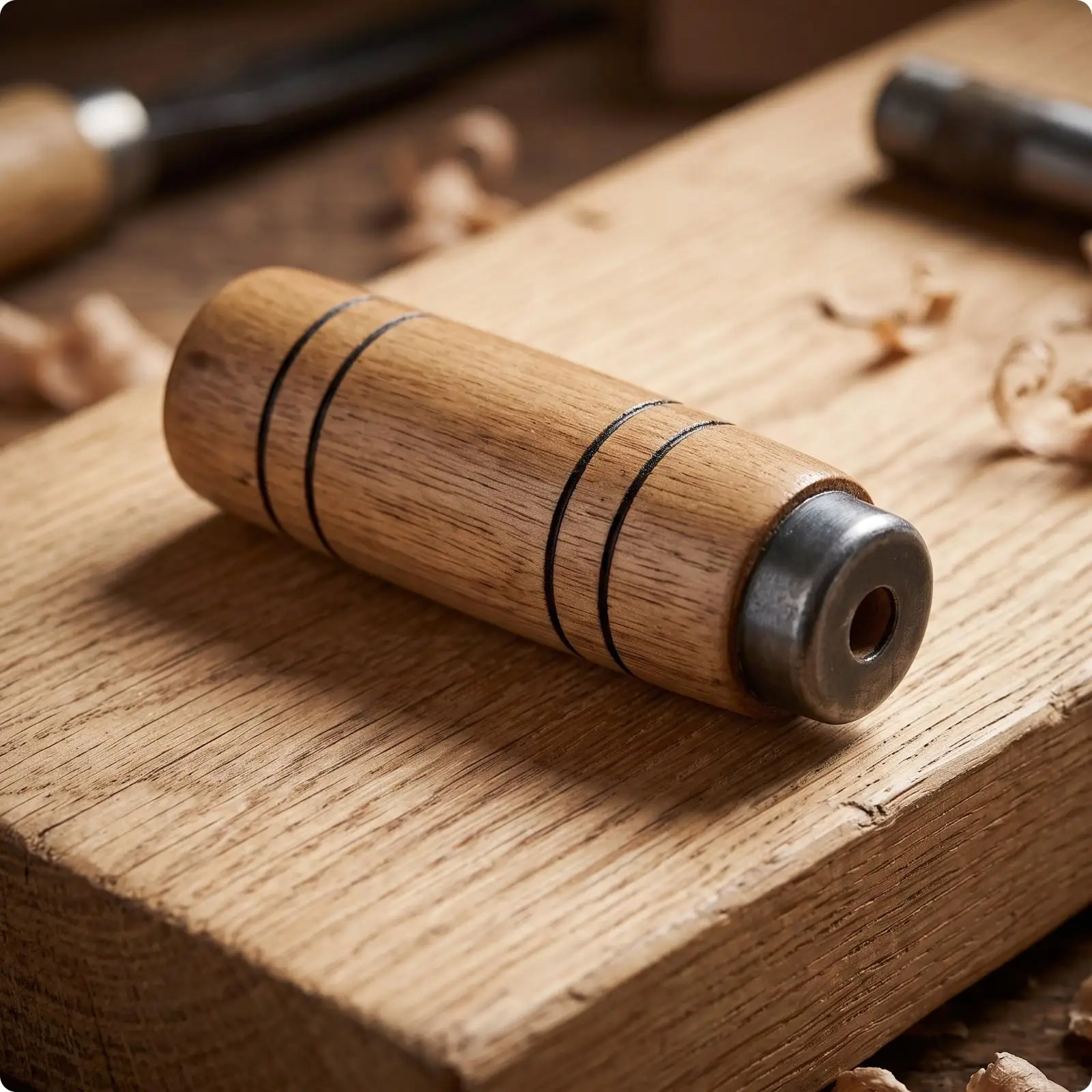 Replacement Cooking Utensil Handle Southern Hardwood Wooden Grip for Kitchen Tool Repair Custom Knife Making