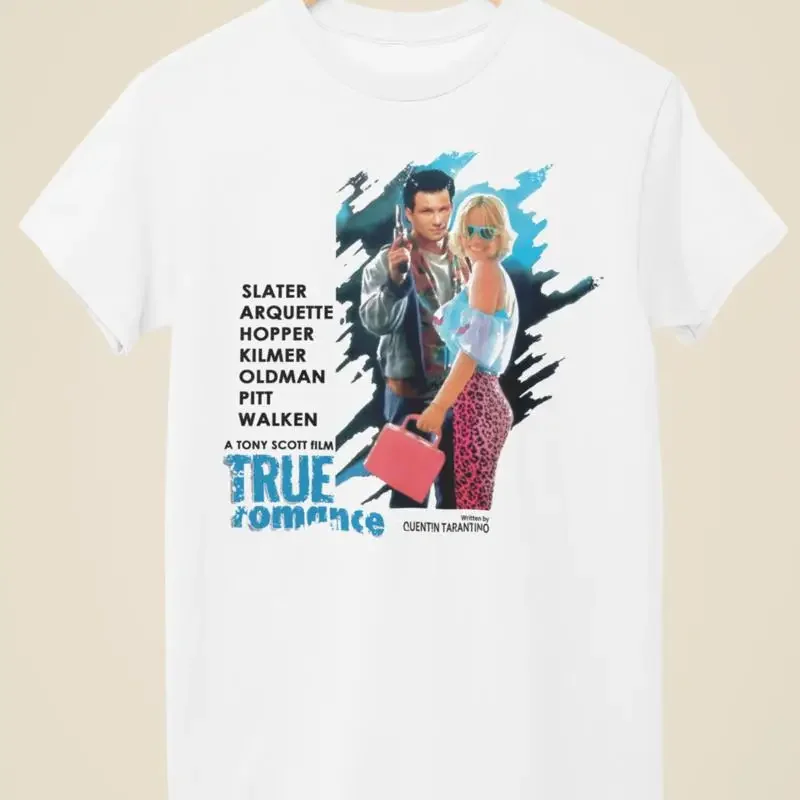 True Romance Movie Poster Inspired White T Shirt