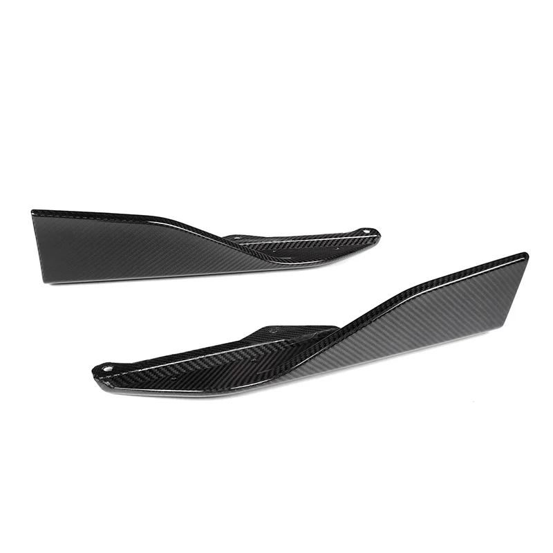 1Pair Real Carbon Fiber Side Skirts Winglet Side Door Lips Replacement For BMW 2 Series G42 220d 220i 230i Coupe M-sport 2022-IN