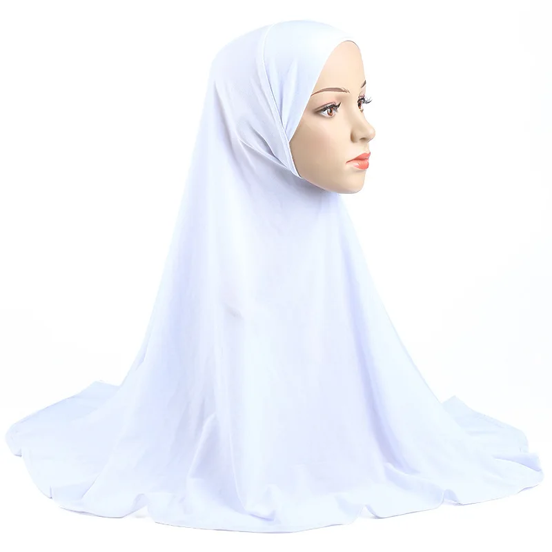 

Casual Muslim Women's Girls Hat Hijabs Solid-color plain Crystal Hemp National 70*70cm Hijabs