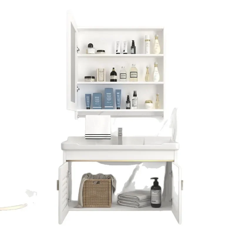 

European light luxury bathroom locker washbasin washstand washbasin
