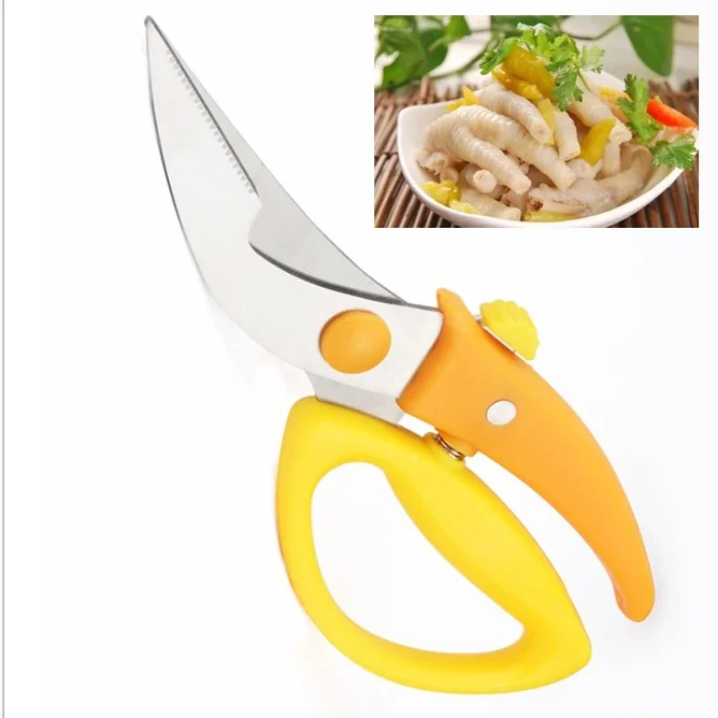 Stainless Steel Multifunctional Kitchen Strong Chicken Bone Scissors Garden Branch Scissors Orchard Scissors Kitchen Items