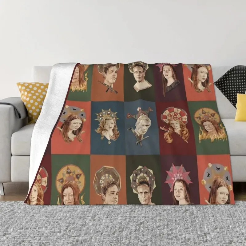 

Buffy Baby Blanket The Vampire Slayer Plaid Fleece Autumn Winter Ultra-Soft Throw Blankets for Sofa Couch Bedding Throws