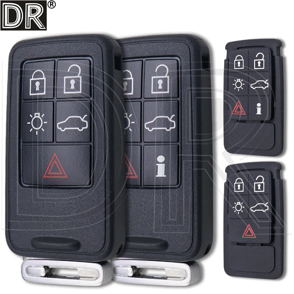 

Great Replacement Car Remote Button Pad Or Key Shell Case For Volvo V40 V60 V70 XC60 XC70 XC90 S60 S60L S80 S90 2009-2014