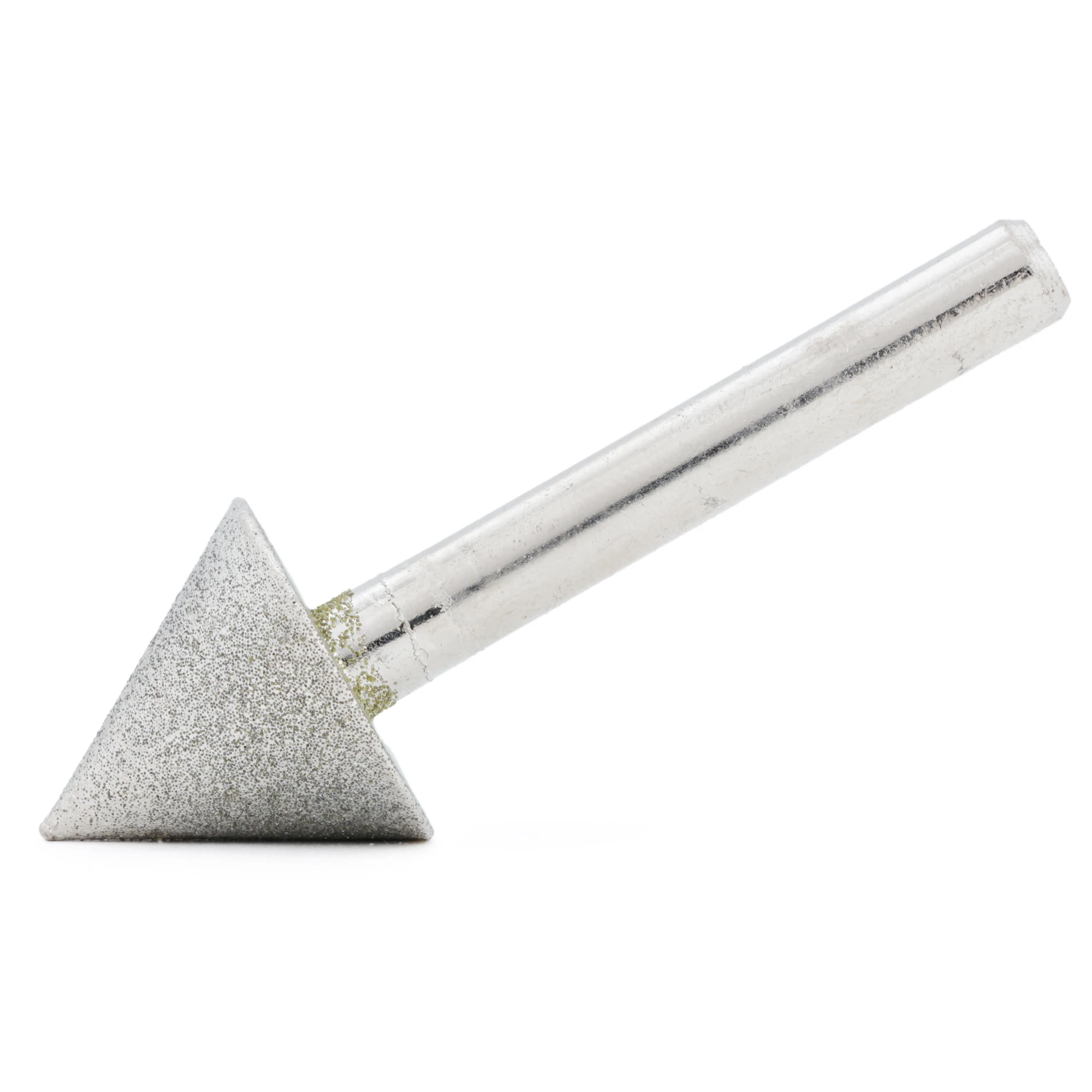 

15-30mm 60 Degrees 150 Grit Tapered Diamond Chamfer Grinding Head Burr Bits for Dremel Rotary Tool Glass Stone Polishing Carving