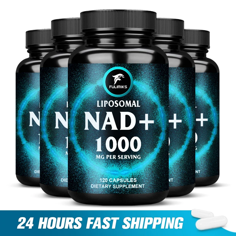 1000 mg Liposomal NAD+ Supplement, Enhanced Absorption, Boosting NAD+, Age Defense, Energy, Metabolic Repair