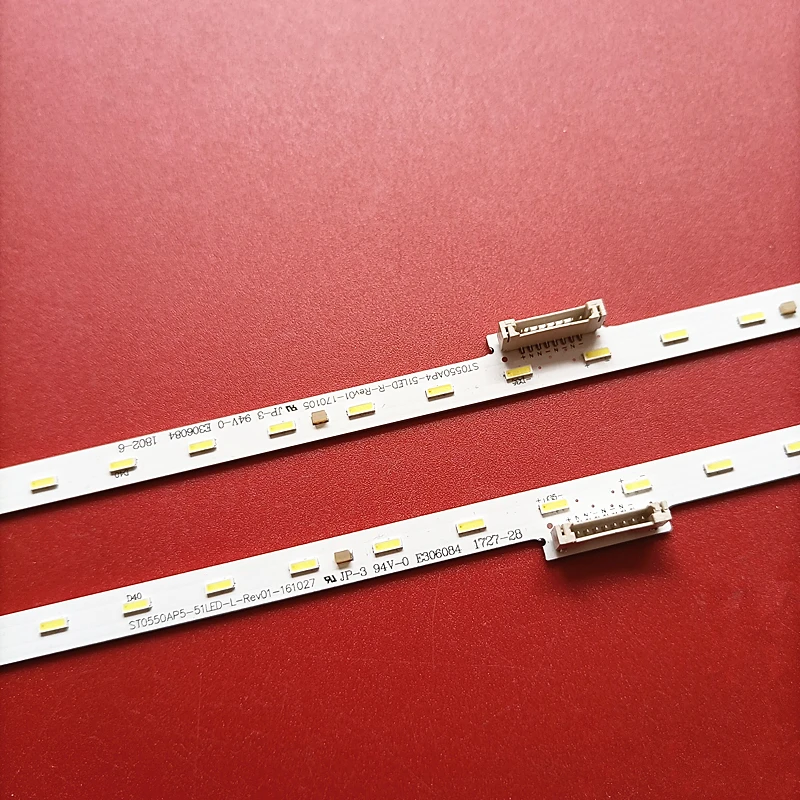 Lampu Latar LED Strip 51 Lampu untuk KD-55X720E KD-55XE7096 KD-55XE8396 KD-55XE7093 KD-55XE7002 STOcape AN5 STOcape AP5 _ laquée LED_R L