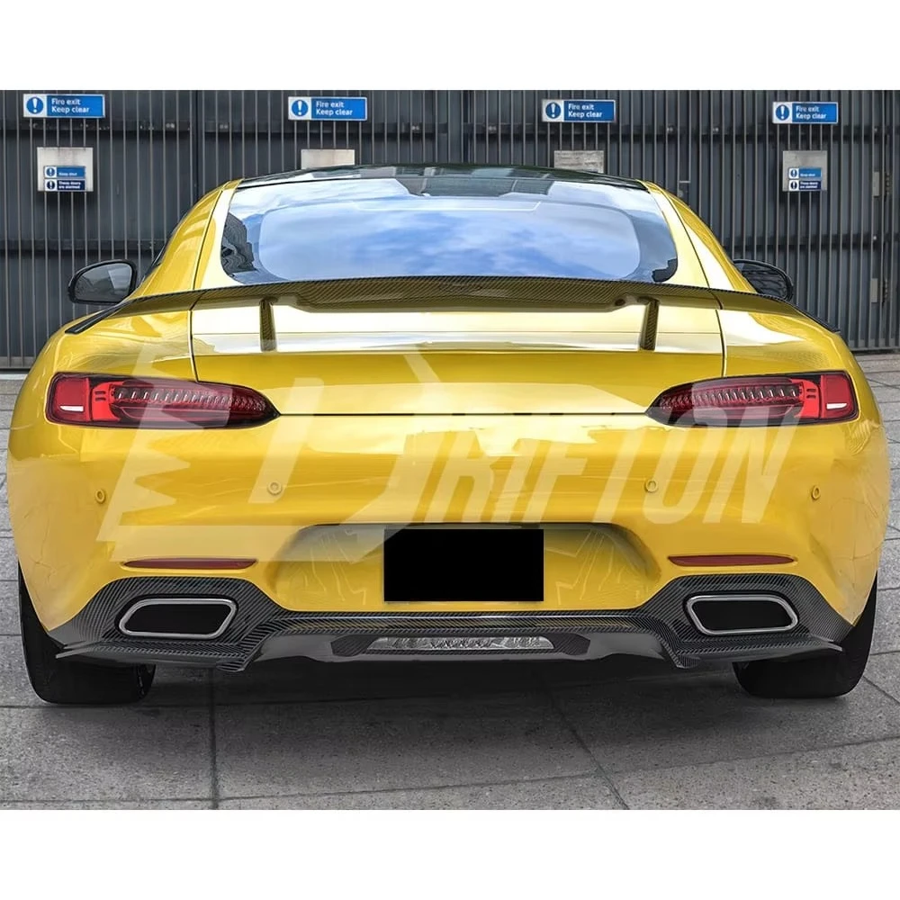 Paktechz Carbon Fiber Rear Diffuser for Mercedes-Benz AMG GT GTS Body Kit