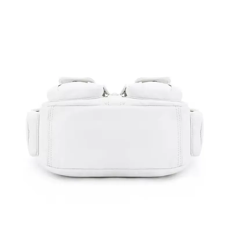 Small Handbag Top-Handle PU Shoulder Satchel Vintage Dumpling Pack Multi-Pockets Women's Tote Bag