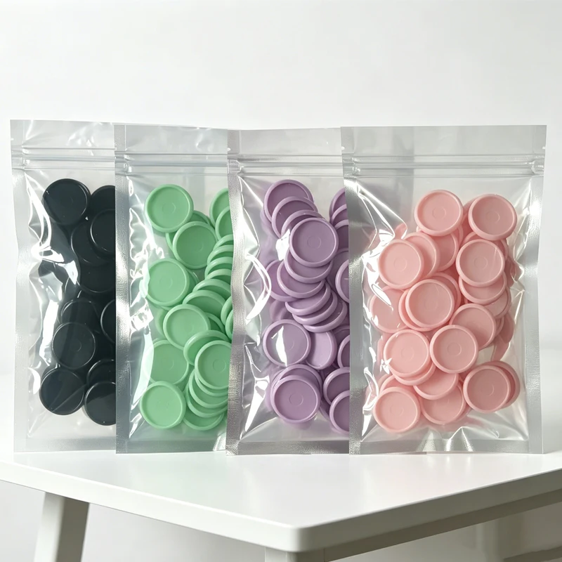 30pcs 30mm Loose-leaf Notebook Mushroom Hole Loose-leaf Binding Ring Plastic Discs Bind Binding Buckle Loose-leaf Ring Buckle