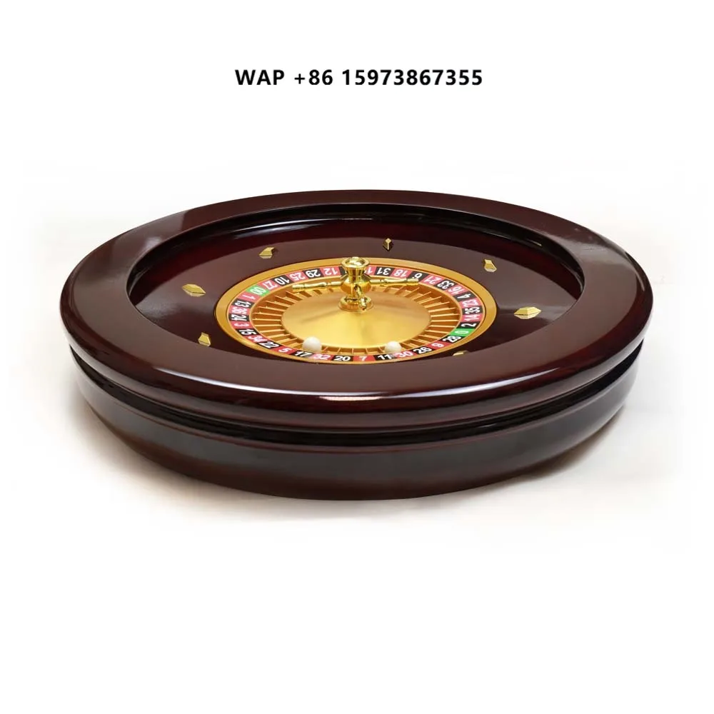 High Quality Casino Wooden Roulette Wheel Solid Wood 22 Inches European American Style Game Entertainment Party Game for Sale