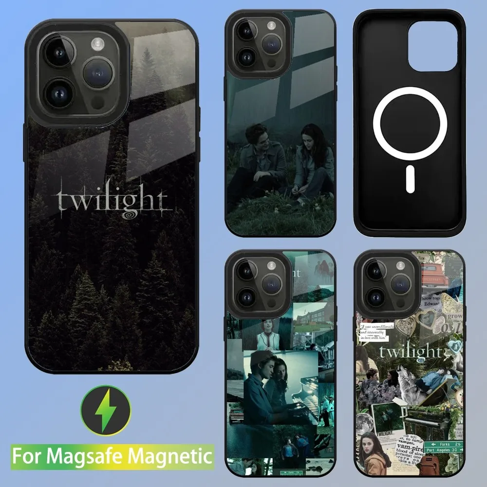 T-Twilight TV Series Phone Case For iPhone 15,14,13,12,11,Plus,Pro,Max Mini Magsafe Magnetic Wireless Charging