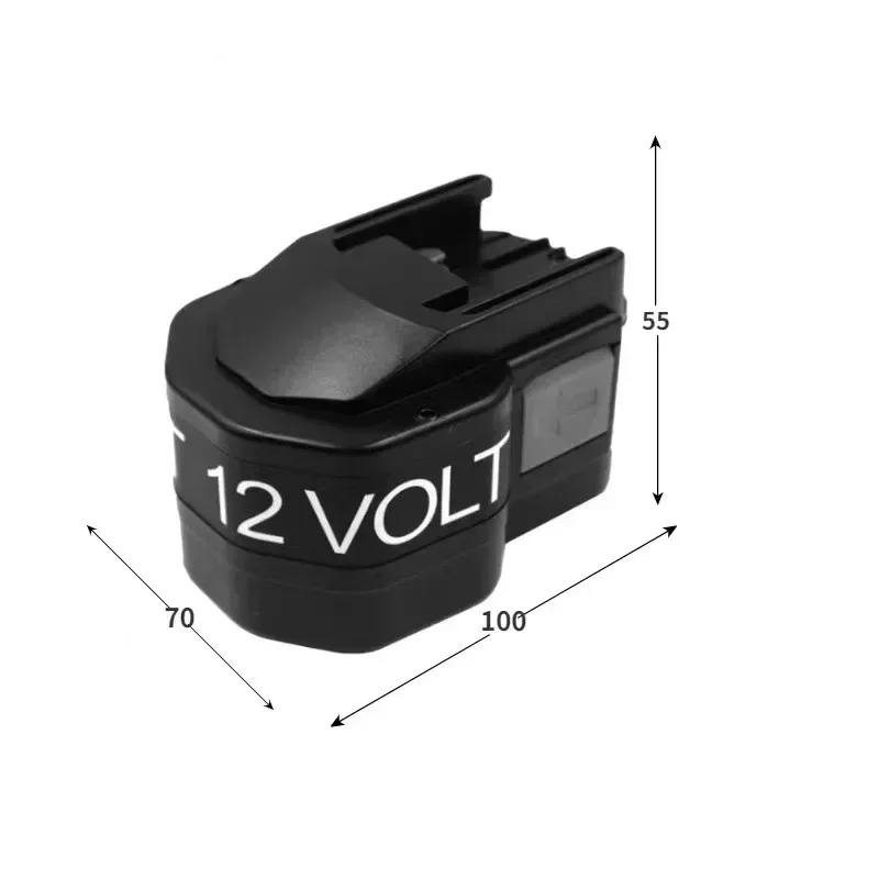 Batterie pour outil électrique, 3,5Ah, pour AEG 12V, BS12X, SB2E, BX12, BXL12, BXS12, P320, BXS12, NI-laissée, pour Fromm P320, P321, P322, P324