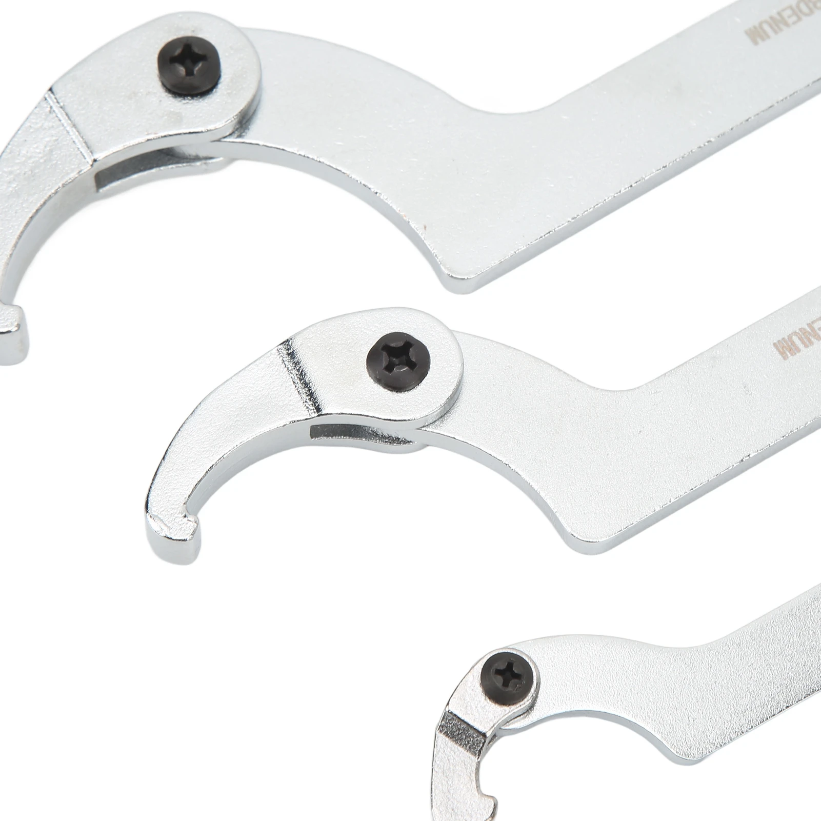 Adjustable Hook Pin Wrench 35‑120mm C Hook Round Head Spanner Set for Motorcycle Dirt Bike Adjustable Hook Pin Wrench