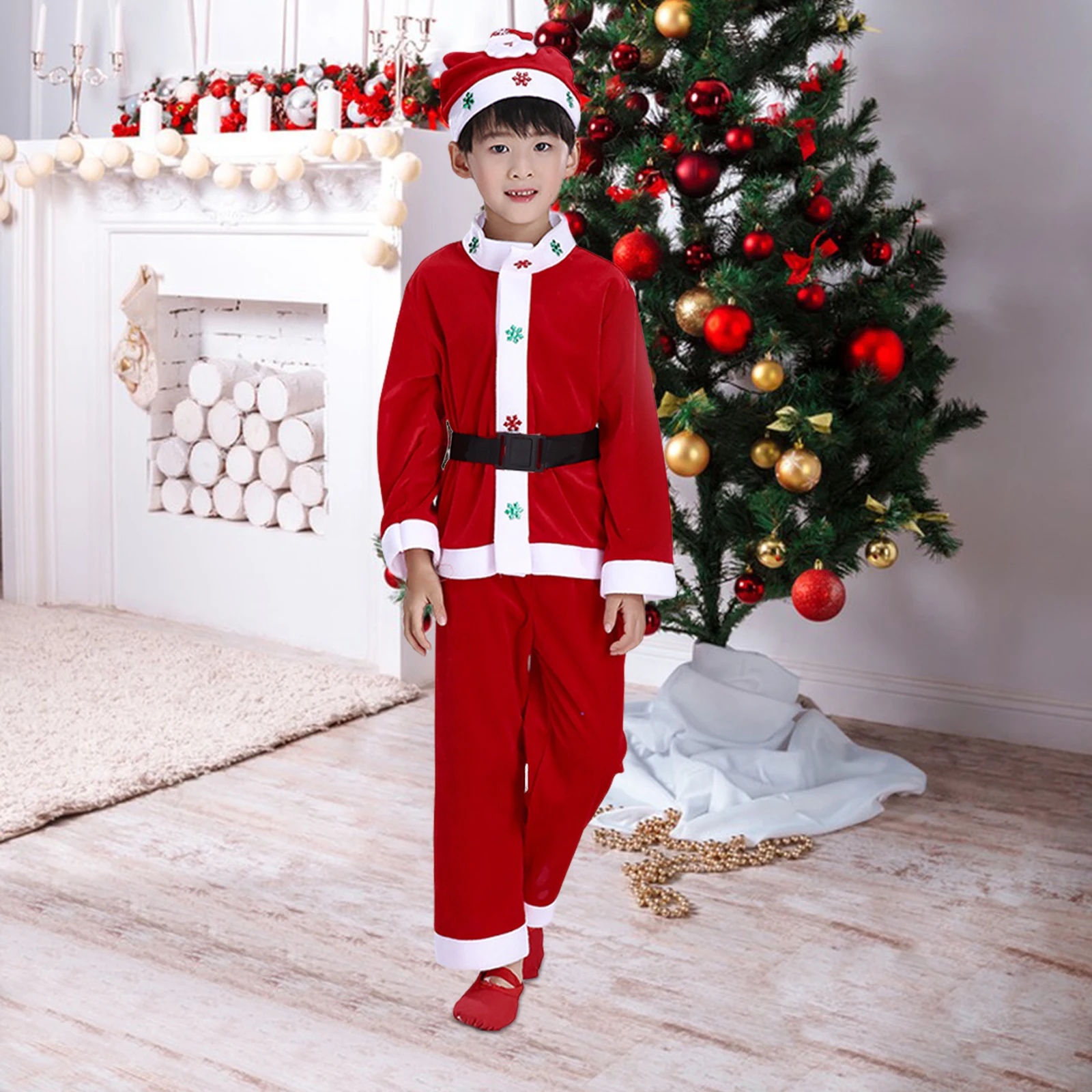 

Christmas Costumes for Stage Performing Suit Boy Clothes Toddler Outfit Clothing