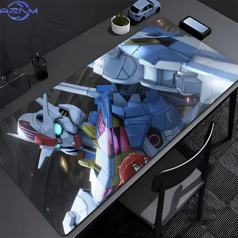 Gundam Aerial XVX-016 Large Gaming Mouse Pad Non-Slip Rubber Desk Mat Keyboard Carpet for PC Laptop Gamer