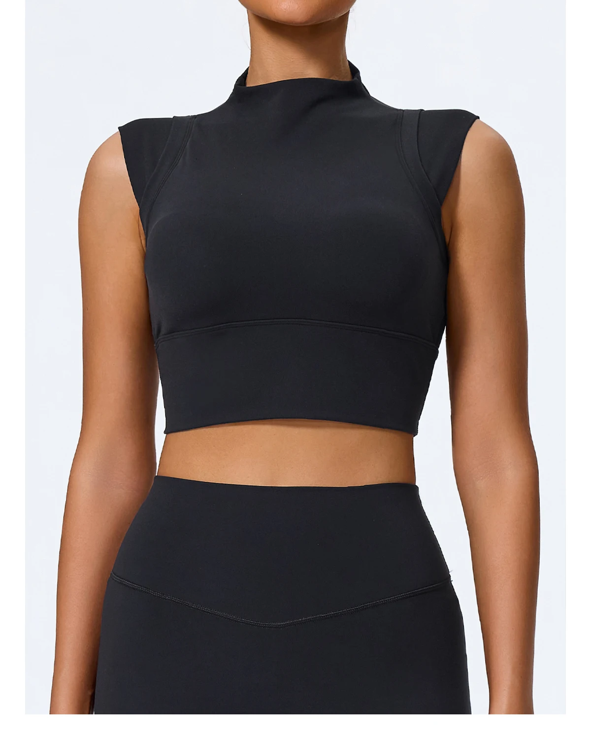 High Impact Gym Top Weibliche Push-Up Sport-Bh Yoga Kleidung Sport Weste Frauen Workout Crop Top Weibliche Stoßfest Büstenhalter Frauen – Detail 9