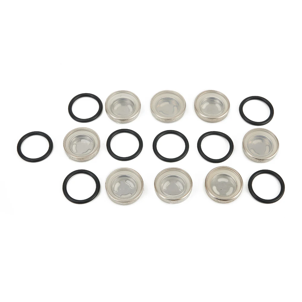 

Len Gasket Sight Glass 18mm 1set Metal/ABS Bike Brake Master Cylinder Reservoir Len Gasket Sight Glass Brand New