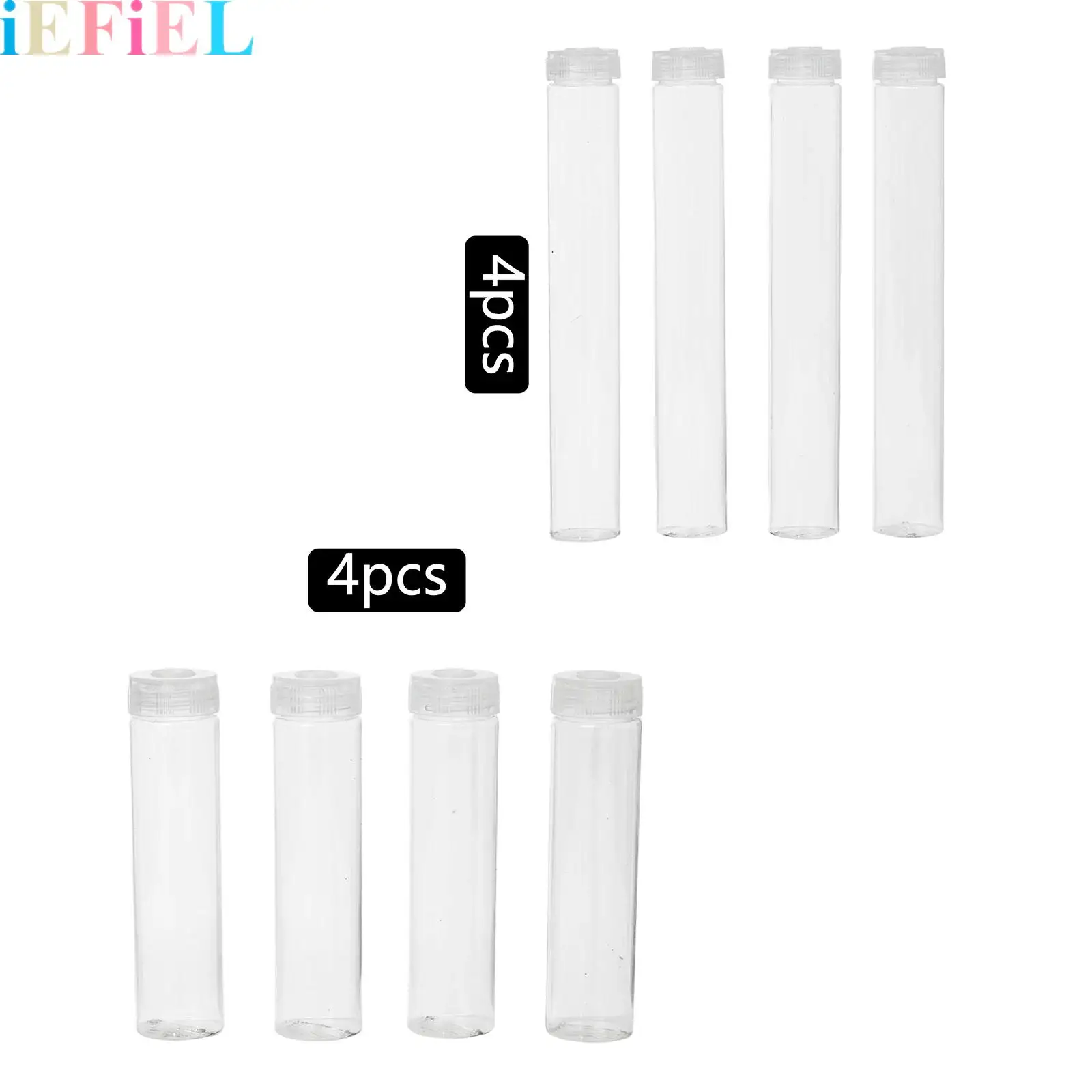 

4Pcs Clear Test Tubes for Plant Propagation Test Tube Bottom Propagation Tubes Hydroponic Test Tube for Hydroponic Flowers