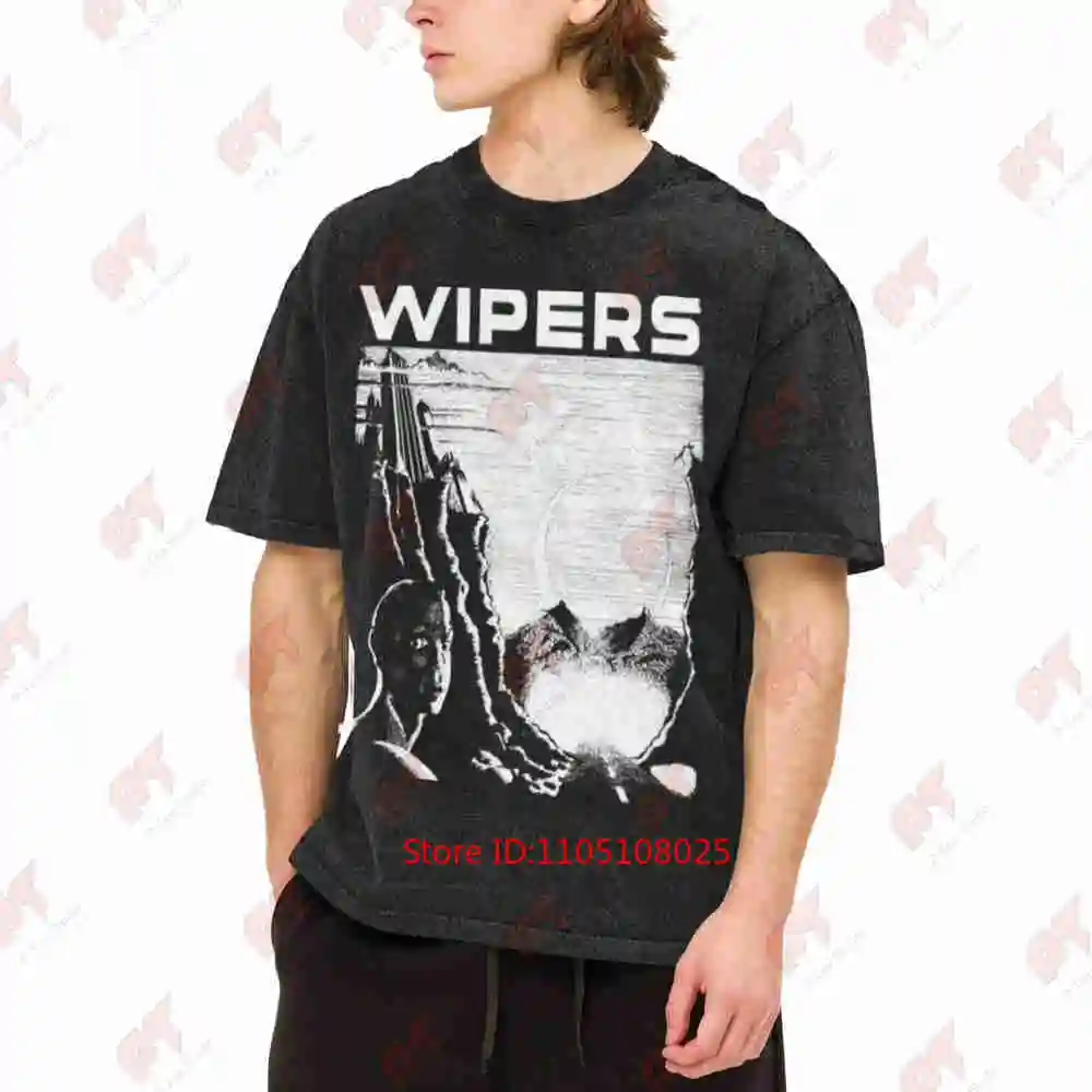 Alien Boy Wipers Vintage Washed Tee Pure Cotton T-Shirt