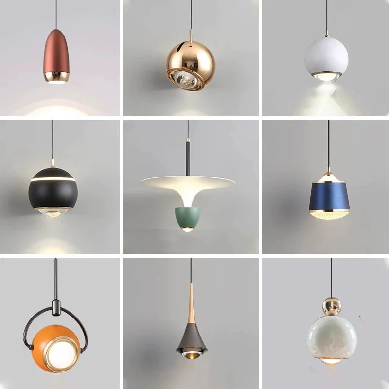 Nordic Creative pendat Lamp Modern Multi Style Pendat Lights Hotel Bedroom Bedlight Restaurant Bar Lights Indoor Lighting Lights