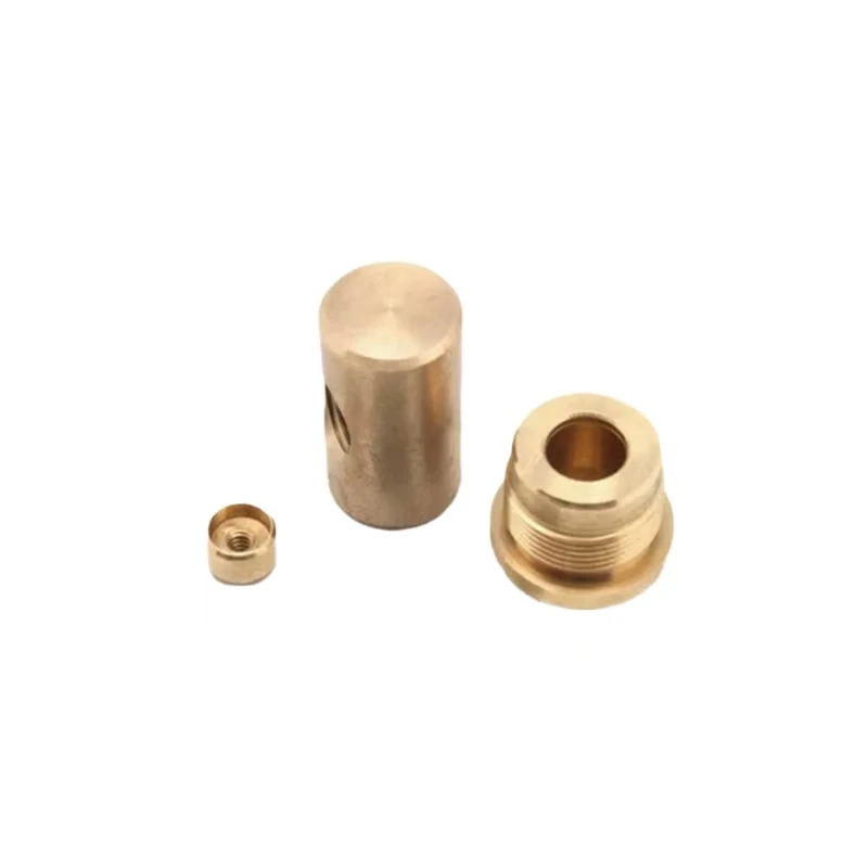 CNC Machined Brass Flange Screw Nut Flange Type Nut 3D Printing / Milling Machine Equipment Screw Adapter