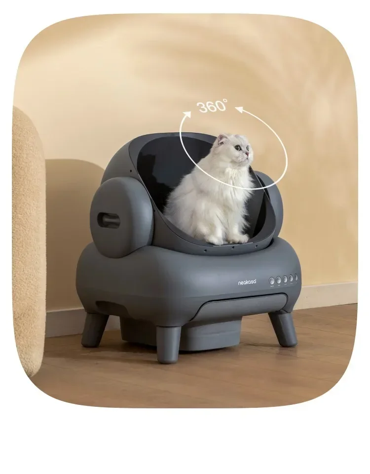 

Cat litter box oversized all-electric cat toilet open automatic cleaning and shit shoveling machine cat supplies